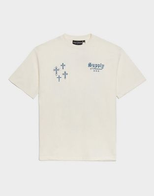 T-shirt męski młodzieżowy Supply & Demand ze sklepu: JD Sports  w kategorii: T-shirty męskie - zdjęcie 9C9C4A-9AA-13709_SUPTM18373325