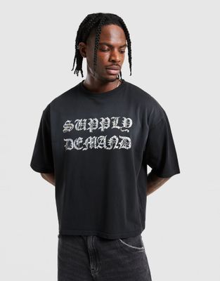 T-shirt męski wiosenny Supply & Demand ze sklepu: JD Sports  w kategorii: T-shirty męskie - zdjęcie 9C9C4A-9AA-13709_SUPTM18431007