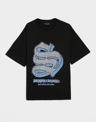T-shirt męski na wiosnę Supply & Demand ze sklepu: JD Sports  w kategorii: T-shirty męskie - zdjęcie 9C9C4A-9AA-13709_SUPTM18693007
