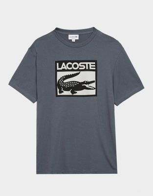 T-shirt męski w stylu młodzieżowym wiosenny Lacoste ze sklepu: JD Sports  w kategorii: T-shirty męskie - zdjęcie 9C9C4A-9AA-13709_TH9332_U54