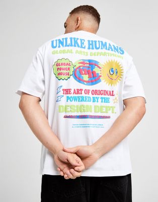 T-shirt męski na wiosnę Unlike Humans ze sklepu: JD Sports  w kategorii: T-shirty męskie - zdjęcie 9C9C4A-9AA-13709_ULHTM10409010
