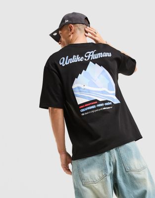 T-shirt męski w stylu młodzieżowym Unlike Humans ze sklepu: JD Sports  w kategorii: T-shirty męskie - zdjęcie 9C9C4A-9AA-13709_ULHTM10477007