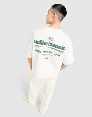 Unlike Humans - T-shirt męski ze sklepu: JD Sports  w kategorii: T-shirty męskie - zdjęcie 9C9C4A-9AA-13709_ULHTM10521104
