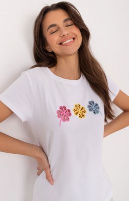 Bluzka damska wiosenna w stylu młodzieżowym BASIC FEEL GOOD ze sklepu: Primodo w kategorii: Bluzki damskie - zdjęcie A0D05E-522-13421_188267