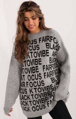 Sweter damski casual Badu ze sklepu: Primodo w kategorii: Swetry damskie - zdjęcie A0D05E-522-13421_190147