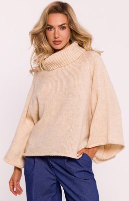 Sweter damski casualowy na zimę Moe ze sklepu: Primodo w kategorii: Swetry damskie - zdjęcie A0D05E-522-13421_190620