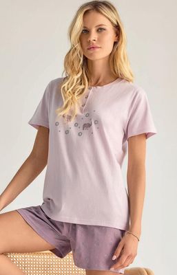 Piżama z nadrukami INFIORE ze sklepu: Primodo w kategorii: Piżamy damskie - zdjęcie A0D05E-522-13421_212137