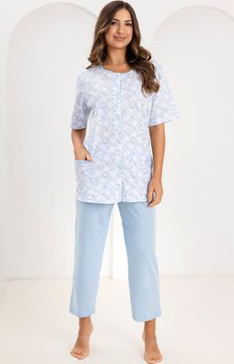 Piżama w nadruki casual Regina ze sklepu: Primodo w kategorii: Piżamy damskie - zdjęcie A0D05E-522-13421_227440