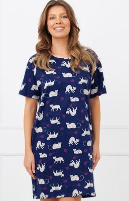Italian Fashion - Koszula nocna w nadruki ze sklepu: Primodo w kategorii: Koszule nocne - zdjęcie A0D05E-522-13421_229228