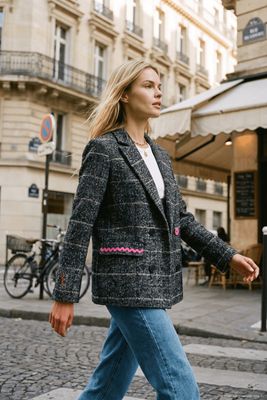 Marynarka NAOKO-STORE.pl ze sklepu: NAOKO w kategorii: Marynarki damskie - zdjęcie A8F38C0-26C-6400_15975738343797
