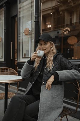 Płaszcz damski casual NAOKO-STORE.pl ze sklepu: NAOKO w kategorii: Płaszcze damskie - zdjęcie A8F38C0-26C-6400_8529226695001
