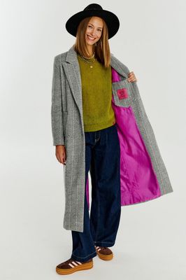Płaszcz damski casual NAOKO-STORE.pl ze sklepu: NAOKO w kategorii: Płaszcze damskie - zdjęcie A8F38C0-26C-6400_9672000405849