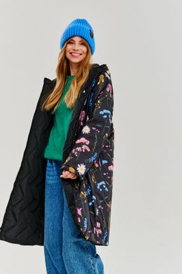 Płaszcz damski casual NAOKO-STORE.pl ze sklepu: NAOKO w kategorii: Płaszcze damskie - zdjęcie A8F38C0-26C-6400_9725510582617