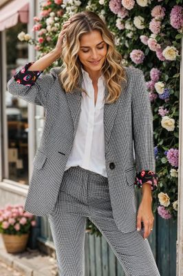 Marynarka NAOKO-STORE.pl ze sklepu: NAOKO w kategorii: Marynarki damskie - zdjęcie A8F38C0-26C-6400_8638727356761