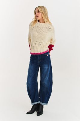 NAOKO-STORE.pl - Jeansy damskie w miejskim stylu ze sklepu: NAOKO w kategorii: Jeansy damskie - zdjęcie A8F38C0-26C-6400_15585520419189