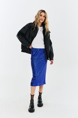 Spódnica elegancka wiosenna NAOKO-STORE.pl ze sklepu: NAOKO w kategorii: Spódnice - zdjęcie A8F38C0-26C-6400_15647480971637