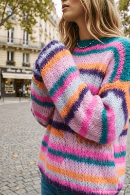NAOKO-STORE.pl - Sweter damski na zimę ze sklepu: NAOKO w kategorii: Swetry damskie - zdjęcie A8F38C0-26C-6400_15975737196917