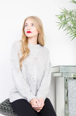 Sweter damski zimowy Olika ze sklepu: olika.com.pl w kategorii: Swetry damskie - zdjęcie AE84B5C-5EA-3073_10928