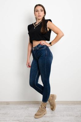 Jeansy damskie casualowe Olika ze sklepu: olika.com.pl w kategorii: Jeansy damskie - zdjęcie AE84B5C-5EA-3073_12130