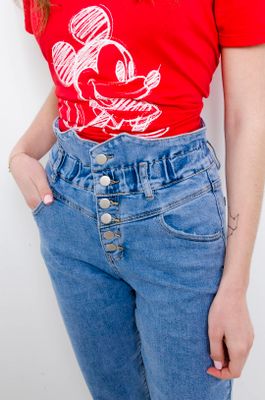 Jeansy damskie casualowe Olika ze sklepu: olika.com.pl w kategorii: Jeansy damskie - zdjęcie AE84B5C-5EA-3073_13105