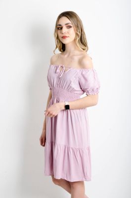 Olika - Sukienka z odkrytymi ramionami ze sklepu: olika.com.pl w kategorii: Sukienki - zdjęcie AE84B5C-5EA-3073_13485