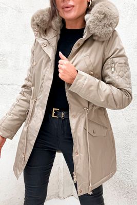 Parka damska casual na zimę Olika ze sklepu: olika.com.pl w kategorii: Parki damskie - zdjęcie AE84B5C-5EA-3073_14040