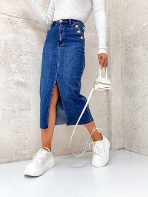 Spódnica casual Olika ze sklepu: olika.com.pl w kategorii: Spódnice - zdjęcie AE84B5C-5EA-3073_15592