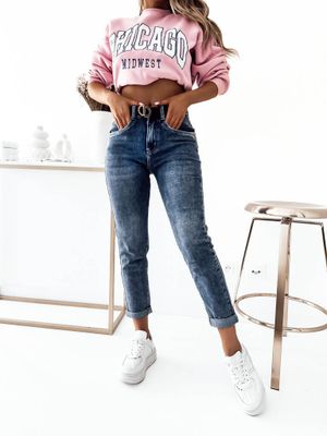 Olika - Jeansy damskie na wiosnę ze sklepu: olika.com.pl w kategorii: Jeansy damskie - zdjęcie AE84B5C-5EA-3073_15650