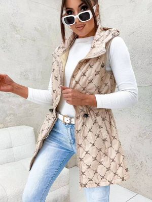 Olika - Kamizelka damska na wiosnę casual ze sklepu: olika.com.pl w kategorii: Kamizelki damskie - zdjęcie AE84B5C-5EA-3073_16316