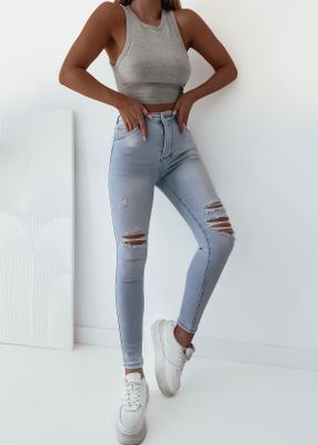 Olika - Jeansy damskie na wiosnę ze sklepu: olika.com.pl w kategorii: Jeansy damskie - zdjęcie AE84B5C-5EA-3073_16667