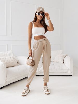 Spodnie damskie casual Olika ze sklepu: olika.com.pl w kategorii: Spodnie damskie - zdjęcie AE84B5C-5EA-3073_16685