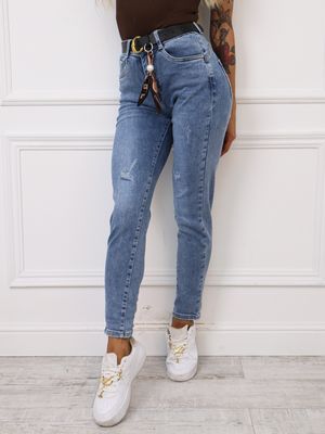 Jeansy damskie na wiosnę Olika ze sklepu: olika.com.pl w kategorii: Jeansy damskie - zdjęcie AE84B5C-5EA-3073_16842