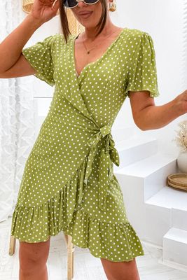 Olika - Sukienka casual wiosenna ze sklepu: olika.com.pl w kategorii: Sukienki - zdjęcie AE84B5C-5EA-3073_17058