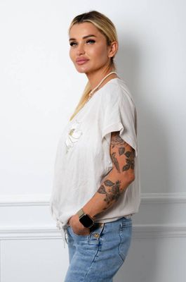 Olika - Bluzka damska casual ze sklepu: olika.com.pl w kategorii: Bluzki damskie - zdjęcie AE84B5C-5EA-3073_17318