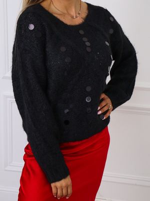Sweter damski na zimę Olika ze sklepu: olika.com.pl w kategorii: Swetry damskie - zdjęcie AE84B5C-5EA-3073_17820