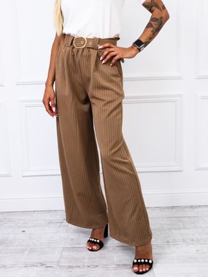 Olika - Spodnie damskie w stylu retro na wiosnę ze sklepu: olika.com.pl w kategorii: Spodnie damskie - zdjęcie AE84B5C-5EA-3073_17841