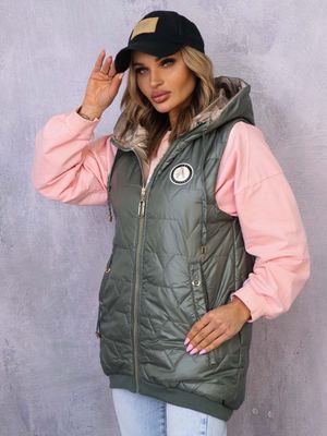 Olika - Kamizelka damska casual ze sklepu: olika.com.pl w kategorii: Kamizelki damskie - zdjęcie AE84B5C-5EA-3073_18757