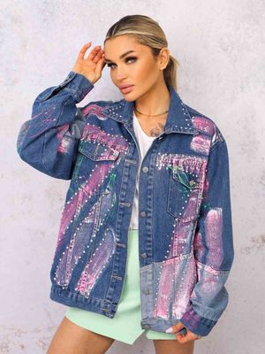 Kurtka damska wiosenna casual Olika ze sklepu: olika.com.pl w kategorii: Kurtki damskie - zdjęcie AE84B5C-5EA-3073_19078