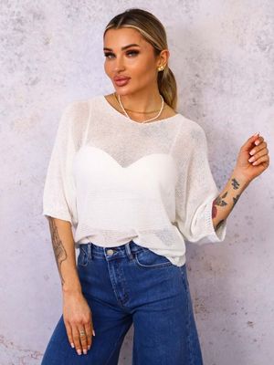 Sweter damski casual Olika ze sklepu: olika.com.pl w kategorii: Swetry damskie - zdjęcie AE84B5C-5EA-3073_19150