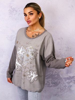 Bluzka damska na wiosnę casualowa Olika ze sklepu: olika.com.pl w kategorii: Bluzki damskie - zdjęcie AE84B5C-5EA-3073_19215
