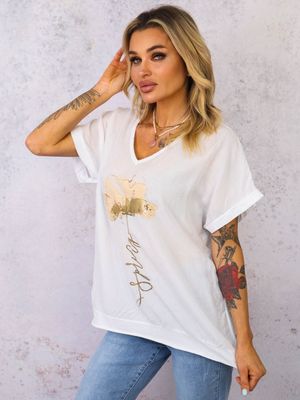 Bluzka damska młodzieżowa na wiosnę Olika ze sklepu: olika.com.pl w kategorii: Bluzki damskie - zdjęcie AE84B5C-5EA-3073_19250