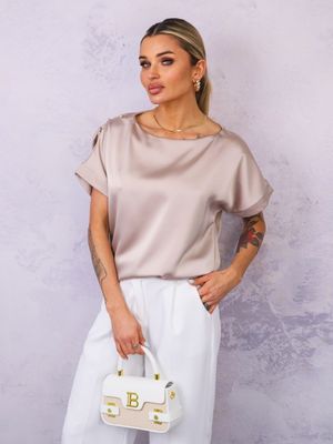 Bluzka damska na wiosnę casual Olika ze sklepu: olika.com.pl w kategorii: Bluzki damskie - zdjęcie AE84B5C-5EA-3073_19333