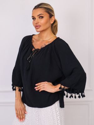 Bluzka damska boho Olika ze sklepu: olika.com.pl w kategorii: Bluzki damskie - zdjęcie AE84B5C-5EA-3073_19595