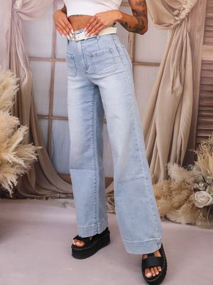 Jeansy damskie na wiosnę casual Olika ze sklepu: olika.com.pl w kategorii: Jeansy damskie - zdjęcie AE84B5C-5EA-3073_19851