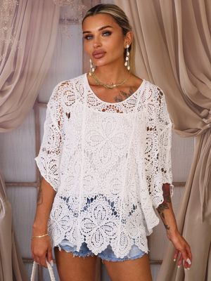 Bluzka damska w stylu boho Olika ze sklepu: olika.com.pl w kategorii: Bluzki damskie - zdjęcie AE84B5C-5EA-3073_19854
