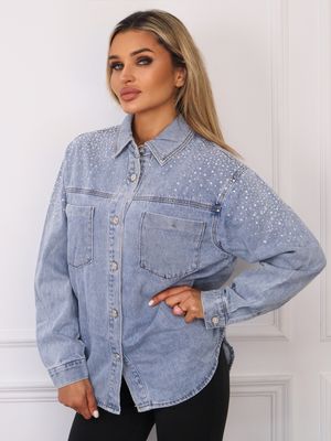 Koszula damska casual na wiosnę Olika ze sklepu: olika.com.pl w kategorii: Koszule damskie - zdjęcie AE84B5C-5EA-3073_20014