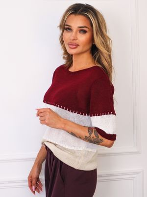 Sweter damski casual Olika ze sklepu: olika.com.pl w kategorii: Swetry damskie - zdjęcie AE84B5C-5EA-3073_20075