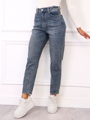 Jeansy damskie casual wiosenne Olika ze sklepu: olika.com.pl w kategorii: Jeansy damskie - zdjęcie AE84B5C-5EA-3073_20179