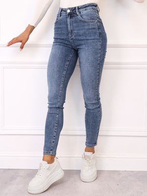Jeansy damskie casual Olika ze sklepu: olika.com.pl w kategorii: Jeansy damskie - zdjęcie AE84B5C-5EA-3073_20180