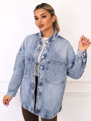 Koszula damska casual Olika ze sklepu: olika.com.pl w kategorii: Koszule damskie - zdjęcie AE84B5C-5EA-3073_20192